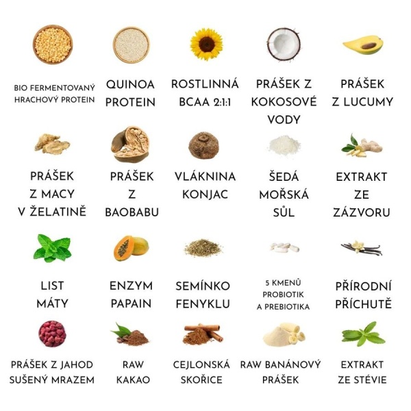 Elite Repair Plant Protein 1kg - chocolate brownie | Hodky.cz