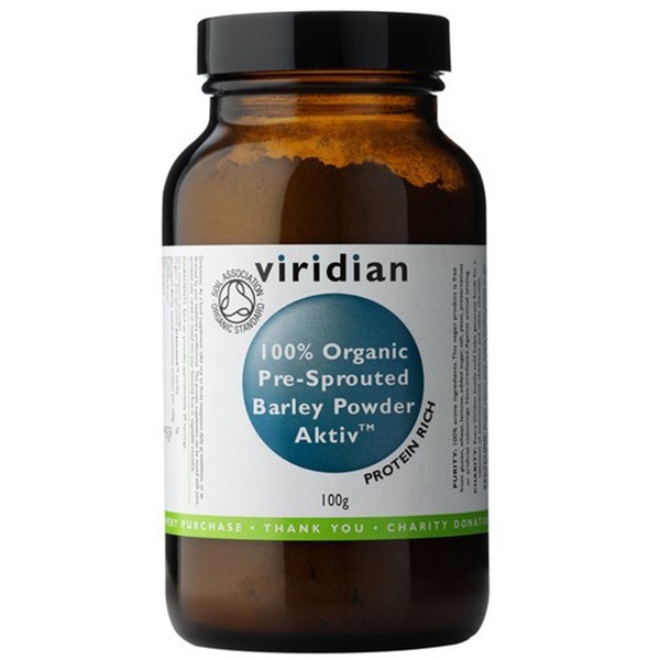 DOPLŇKY STRAVY Viridian Activated Barley Powder 100g Organic