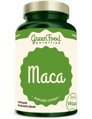 GreenFood Nutrition Maca 120 kapslí