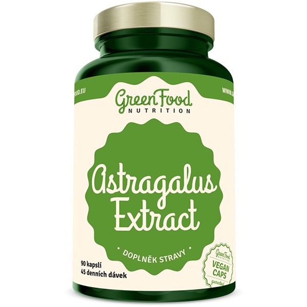 DOPLŇKY STRAVY GreenFood Nutrition Astragalus Extract 90 kapslí